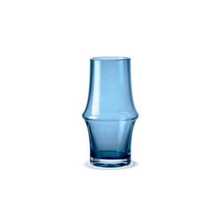 Holmegaard Arc Vase - H: 15 cm - Mørk blå