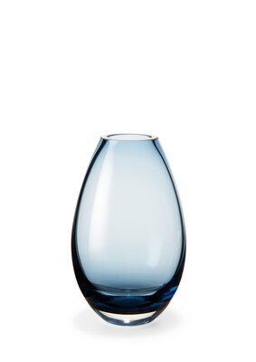 Holmegaard - Cocoon Vase H11.5 cm mørk blå