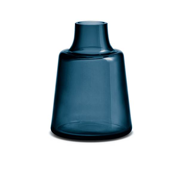 Holmegaard Flora Vase kort hals - H: 24 cm - Mørk blå Holmegaard Flora Vase kort hals - H: 24 cm - Mørk blå