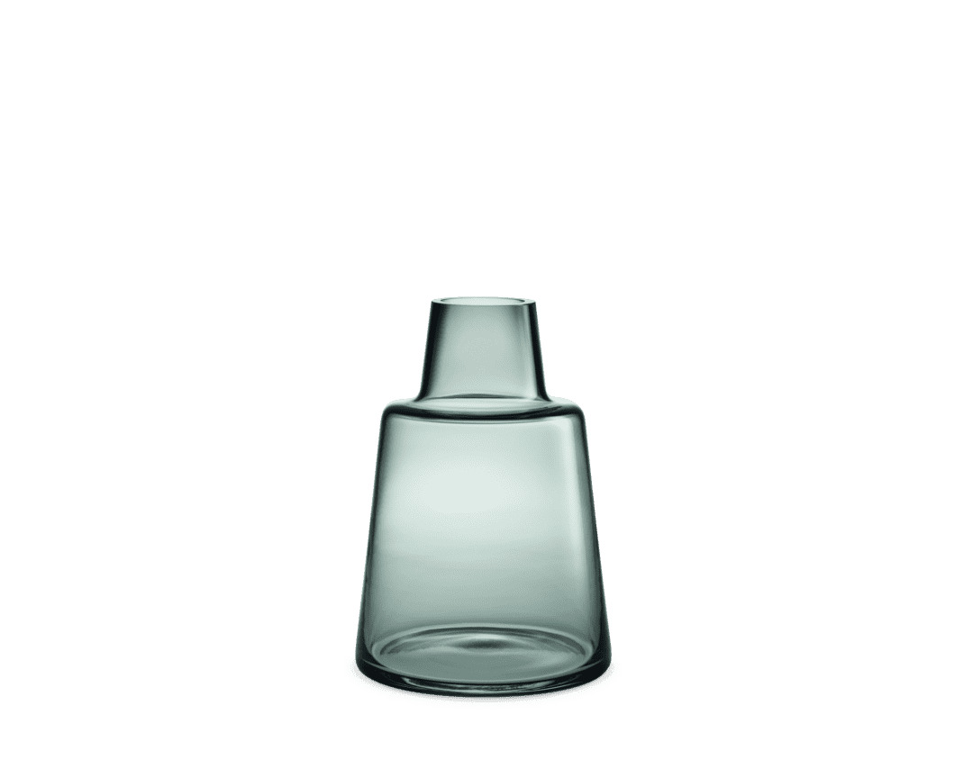 Holmegaard - Flora Vase kort hals H24 cm smoke Holmegaard - Flora Vase kort hals H24 cm smoke