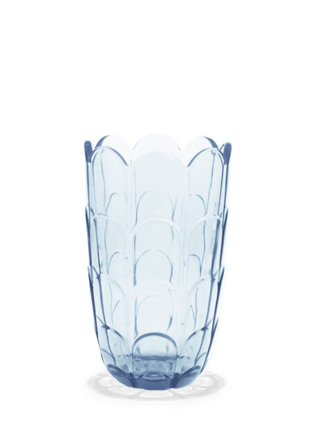 Holmegaard - Lily Vase H19 cm blå iris