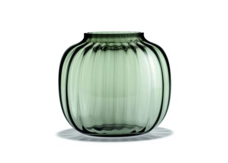 Holmegaard Primula Oval Vase H: 17,5 cm - Smoke OUTLET