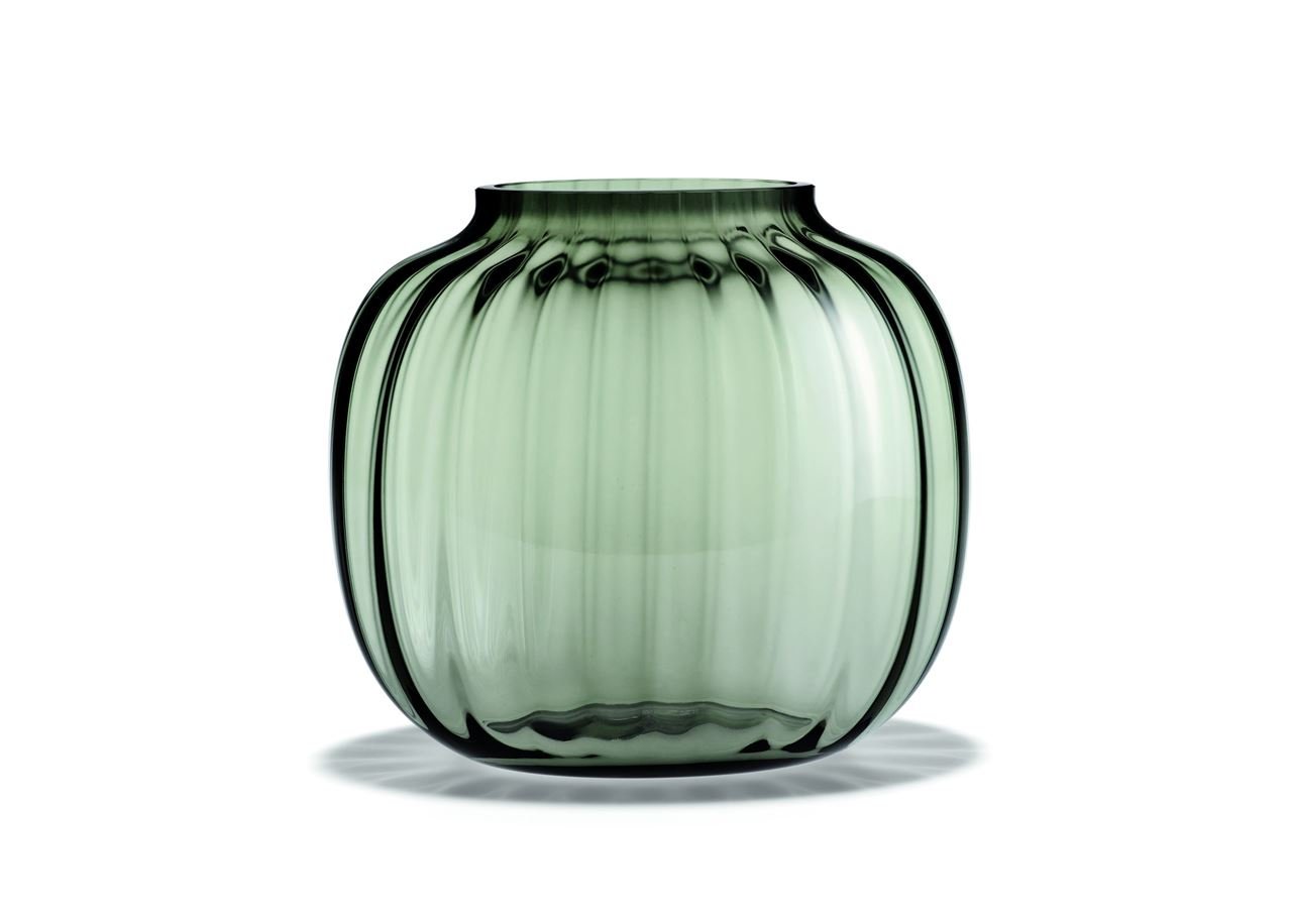 Holmegaard Primula Oval Vase H: 17,5 cm - Smoke Holmegaard Primula Oval Vase H: 17,5 cm - Smoke