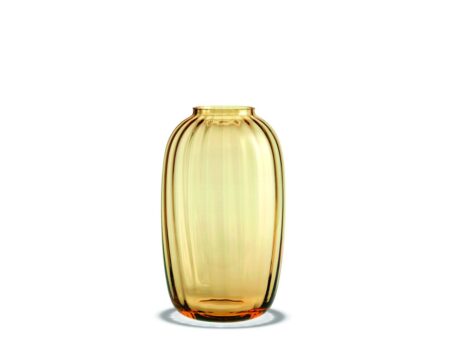 Holmegaard Primula Vase H: 25,5 cm - Amber