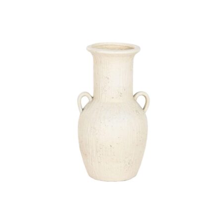 Home ESPRIT vase - hvid magnesium, 35 x 33 x 65 cm