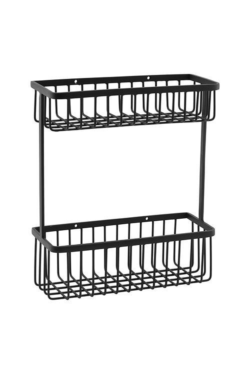 House Doctor Bath Kurv Double 28x33 cm - Sort House Doctor Bath Kurv Double 28x33 cm - Sort