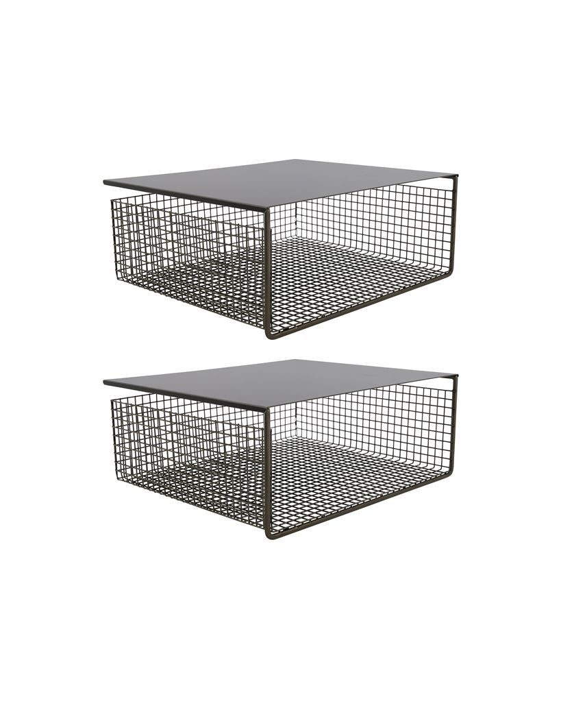 House Doctor Fari 2 stk Kurve til Hyldesystem 35x30 cm - Sort House Doctor Fari 2 stk Kurve til Hyldesystem 35x30 cm - Sort
