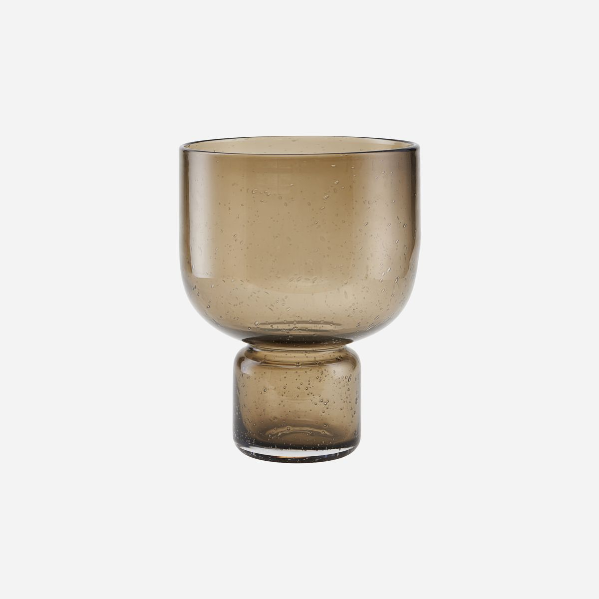 House Doctor - Farida Vase, H 20 x 17 cm, brun House Doctor - Farida Vase, H 20 x 17 cm, brun