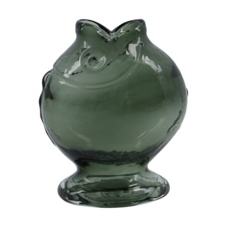 House Doctor Fish vase 17,5 cm Røggrå