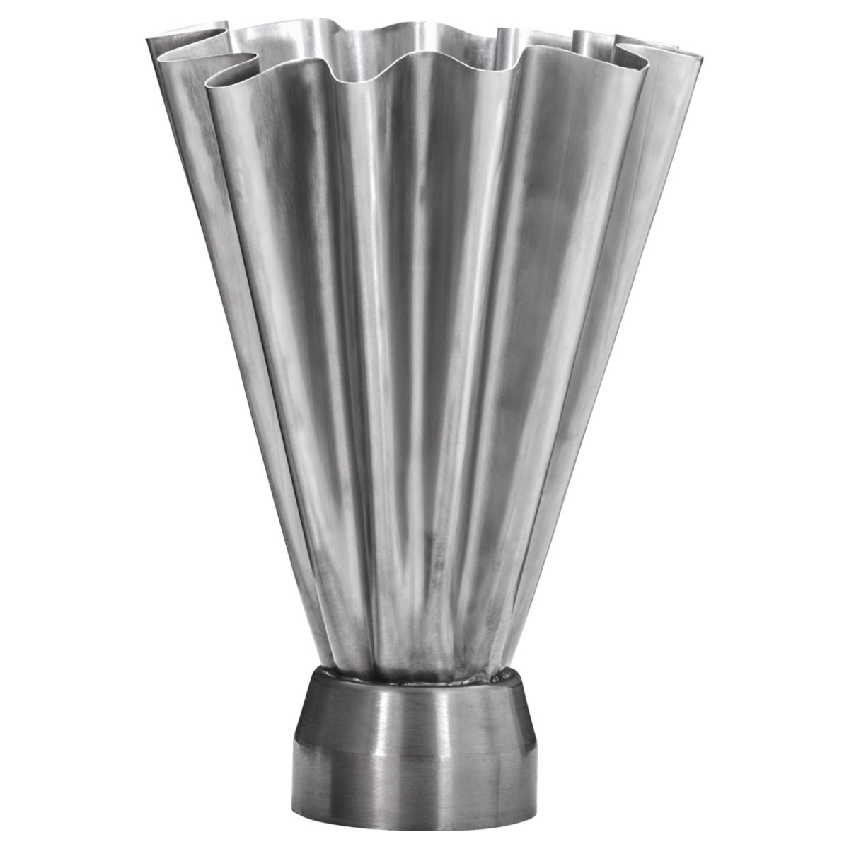 House Doctor Flood vase - 33x23 - børstet sølv House Doctor Flood vase - 33x23 - børstet sølv