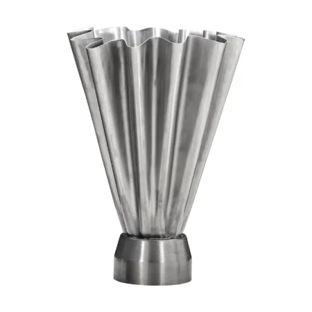 House Doctor Flood vase Ø23 cm Børstet sølv
