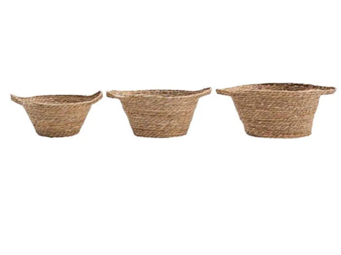 House Doctor, Jat kurvesæt, 3 stk., h:18xø:28 cm, h:20xø:30 cm, h:22xø: 32cm House Doctor, Jat kurvesæt, 3 stk., h:18xø:28 cm, h:20xø:30 cm, h:22xø: 32cm