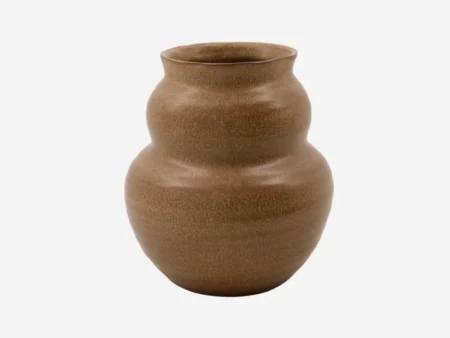 House Doctor, Juno vase, Camel, h: 19 xØ: 17 cm