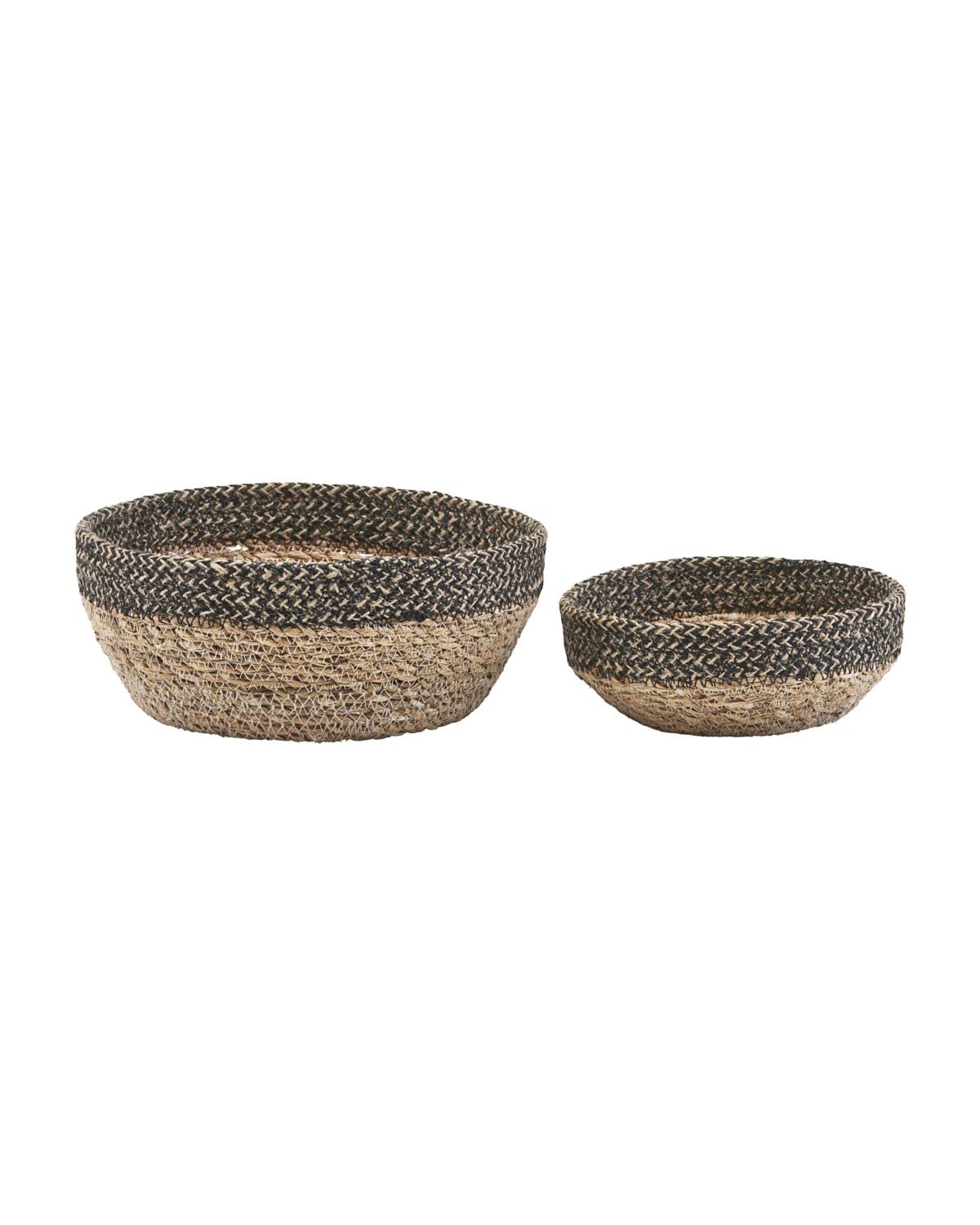 House Doctor - Kurv, HDBowl, Sort;Natural - S:, h: 6 cm, dia: 16 cm, L:, h: 10 cm, dia: 22 cm / Sort/Natural House Doctor - Kurv, HDBowl, Sort;Natural - S:, h: 6 cm, dia: 16 cm, L:, h: 10 cm, dia: 22 cm / Sort/Natural