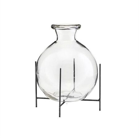 House Doctor Lana Glasvase H: 17 cm - Klar OUTLET