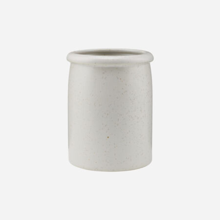 House Doctor - Pion krukke, Grå/Hvid Ø 11,5 cm