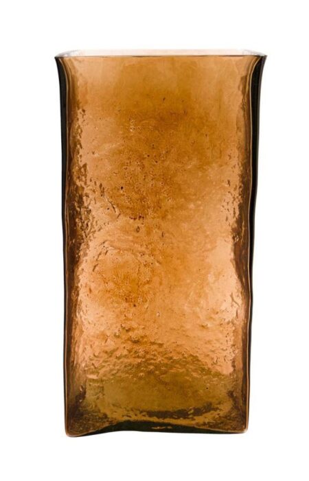 House Doctor Square Vase H: 30 cm - Amber