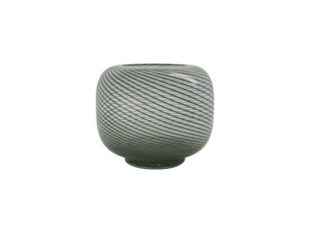 House Doctor - Swirl Vase Green