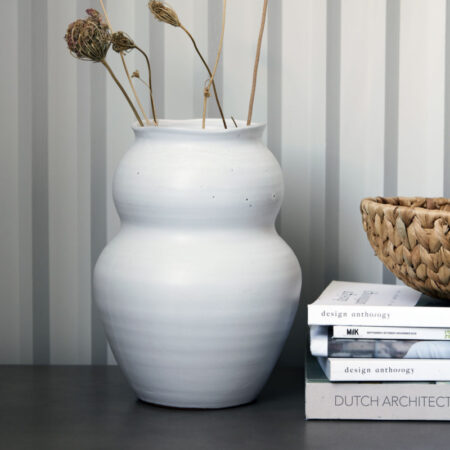 House Doctor | Vase, Juno, Hvid, h22,5cm