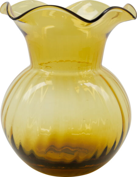 House Doctor - Vase - Pomp - Amber - Glas - H 28 Cm
