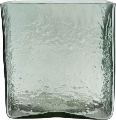 House Doctor - Vase - Square - Glas - Lyseblå - 18 Cm