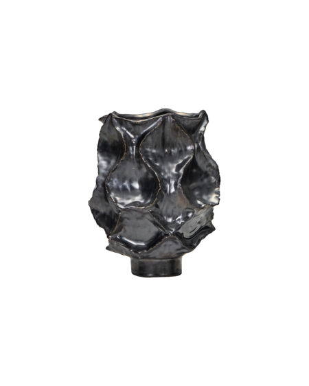 House Doctor - Vase, Waves, Antik metallisk