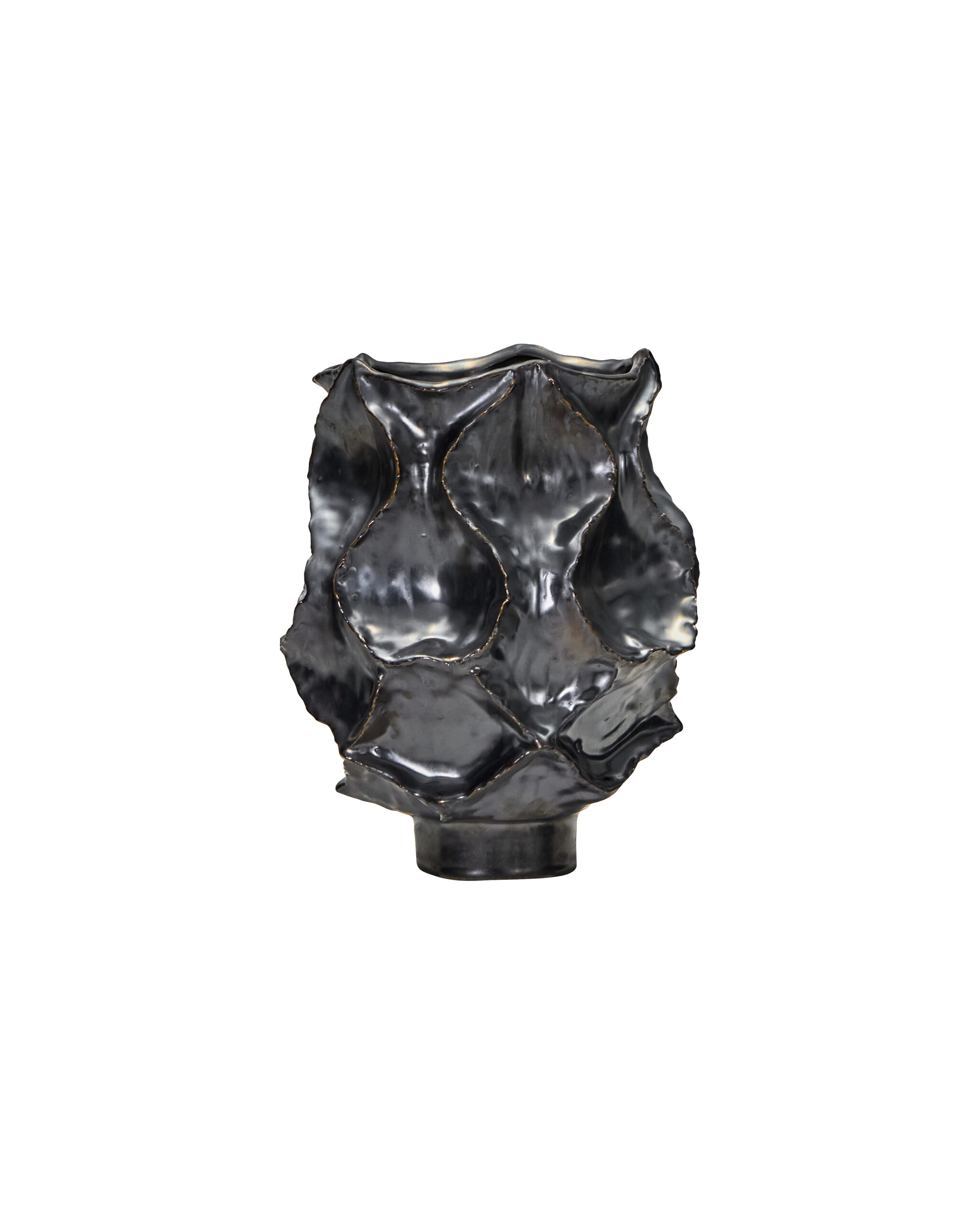 House Doctor - Vase, Waves, Antik metallisk House Doctor - Vase, Waves, Antik metallisk