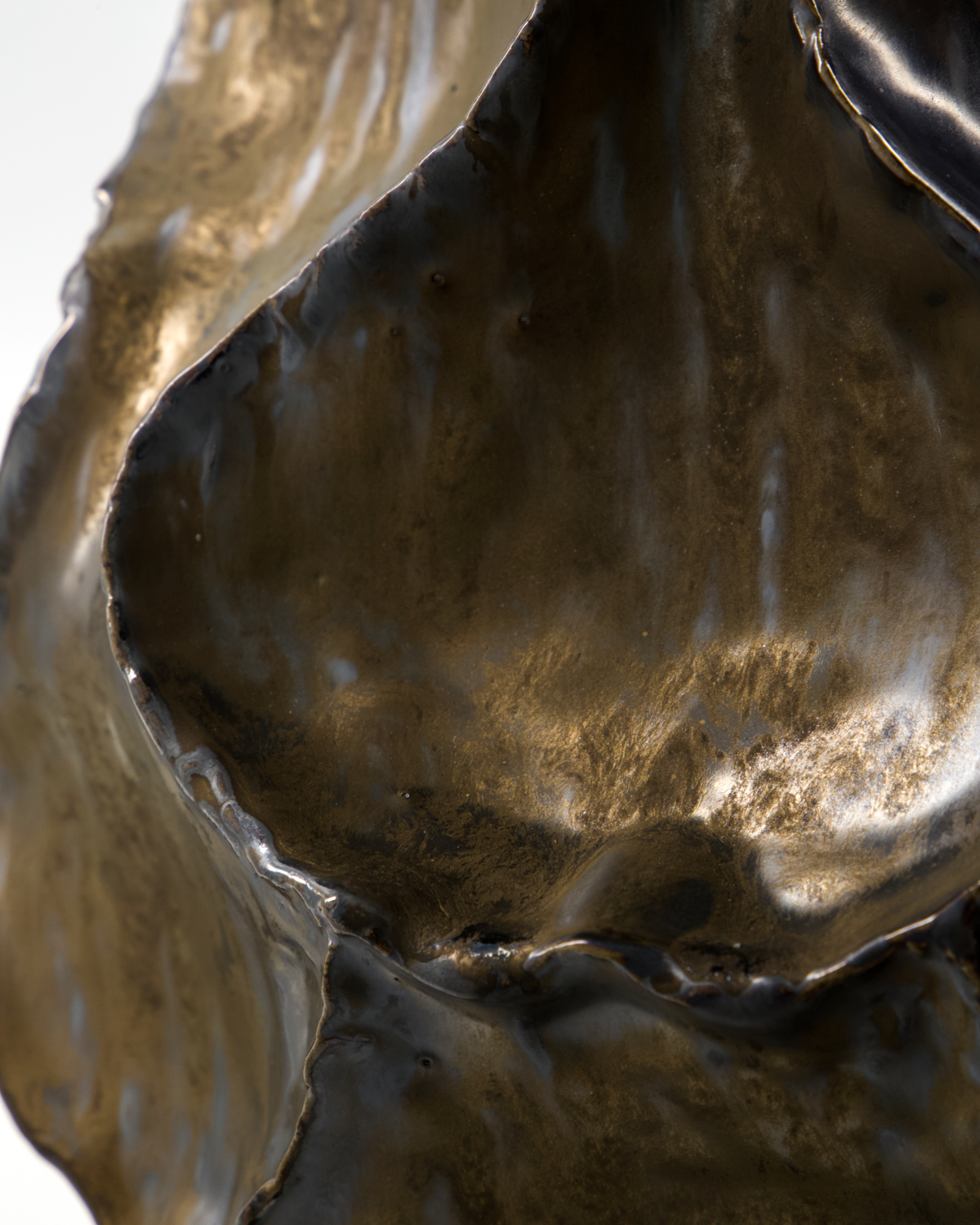 House Doctor - Vase, Waves, Antik metallisk House Doctor - Vase, Waves, Antik metallisk
