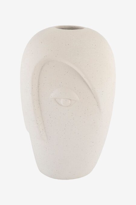 House Nordic - Keramikvase - Beige - Urtepotteskjulere & vaser - - Homeroom