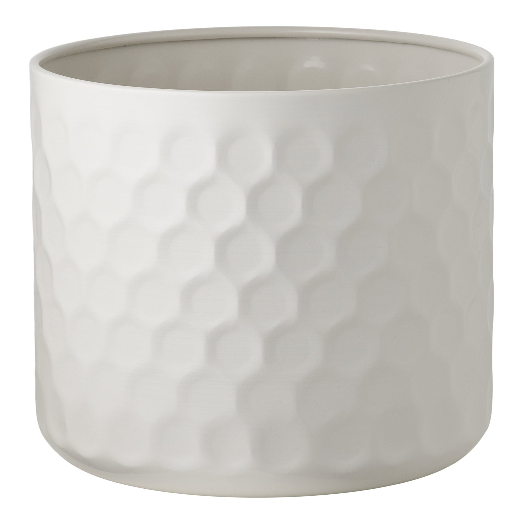 House Nordic - Urtepotte - stål, hvid, ø24,5x21 cm House Nordic - Urtepotte - stål, hvid, ø24,5x21 cm