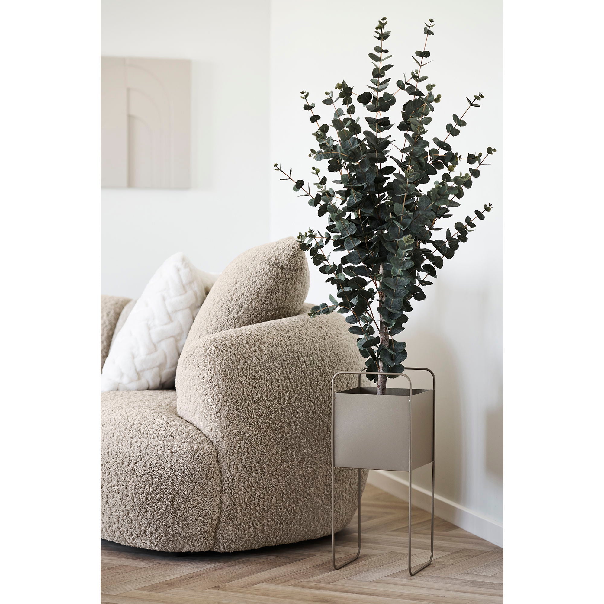 House Nordic - Urtepotte stativ - stål, brun/sand - H54 cm House Nordic - Urtepotte stativ - stål, brun/sand - H54 cm