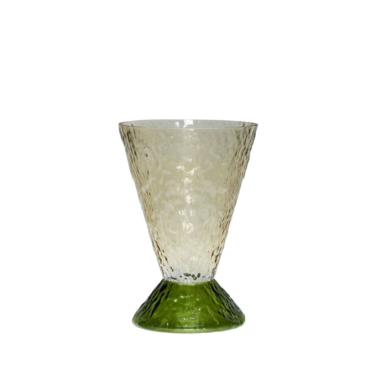Hübsch Abyss Vase H: 29 cm - Mørkegrøn/Brun OUTLET Hübsch Abyss Vase H: 29 cm - Mørkegrøn/Brun OUTLET