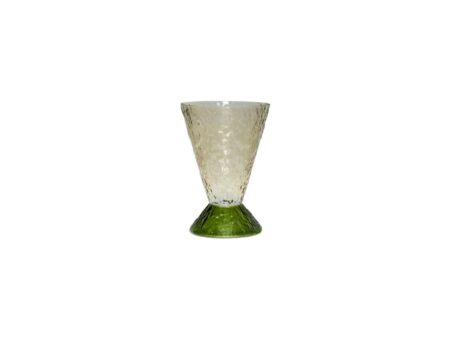 Hübsch - Abyss Vase - Vase - Brown/Dark Green - Ø20 x H29 cm