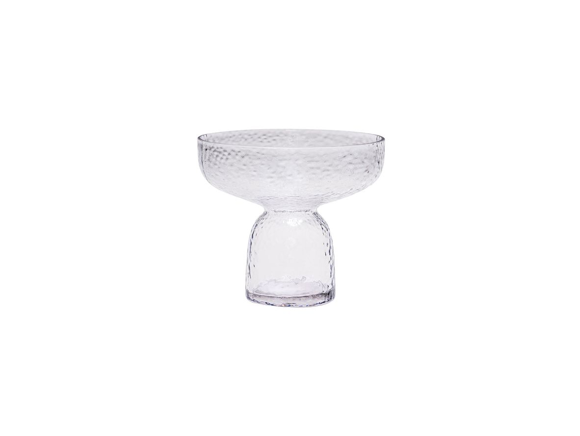 Hübsch - Aino Vase Klar - Vase - Tekstureret - Ø22 x H19 cm - 1700 ml Hübsch - Aino Vase Klar - Vase - Tekstureret - Ø22 x H19 cm - 1700 ml