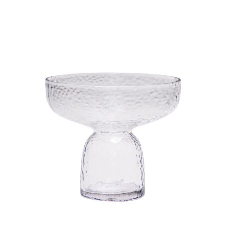 Hübsch - Aino Vase - Klar - ø22xh19cm