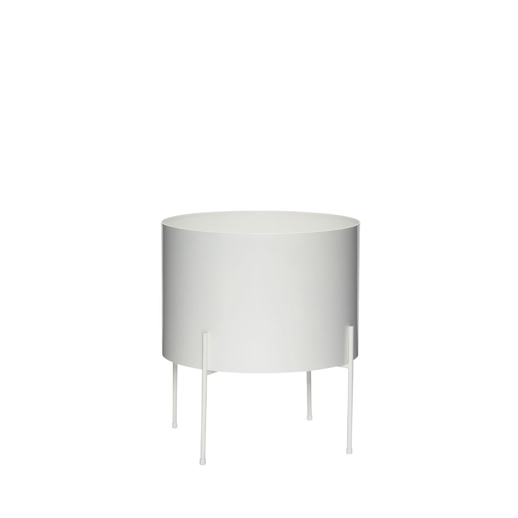 Hübsch Airy Plantekasse Large Ø: 42 cm - White Hübsch Airy Plantekasse Large Ø: 42 cm - White
