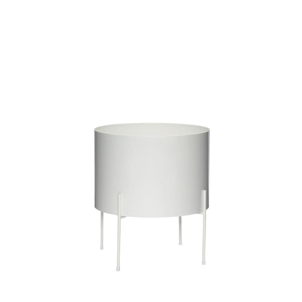 Hübsch Airy Plantekasse Large Ø: 42 cm - White Hübsch Airy Plantekasse Large Ø: 42 cm - White