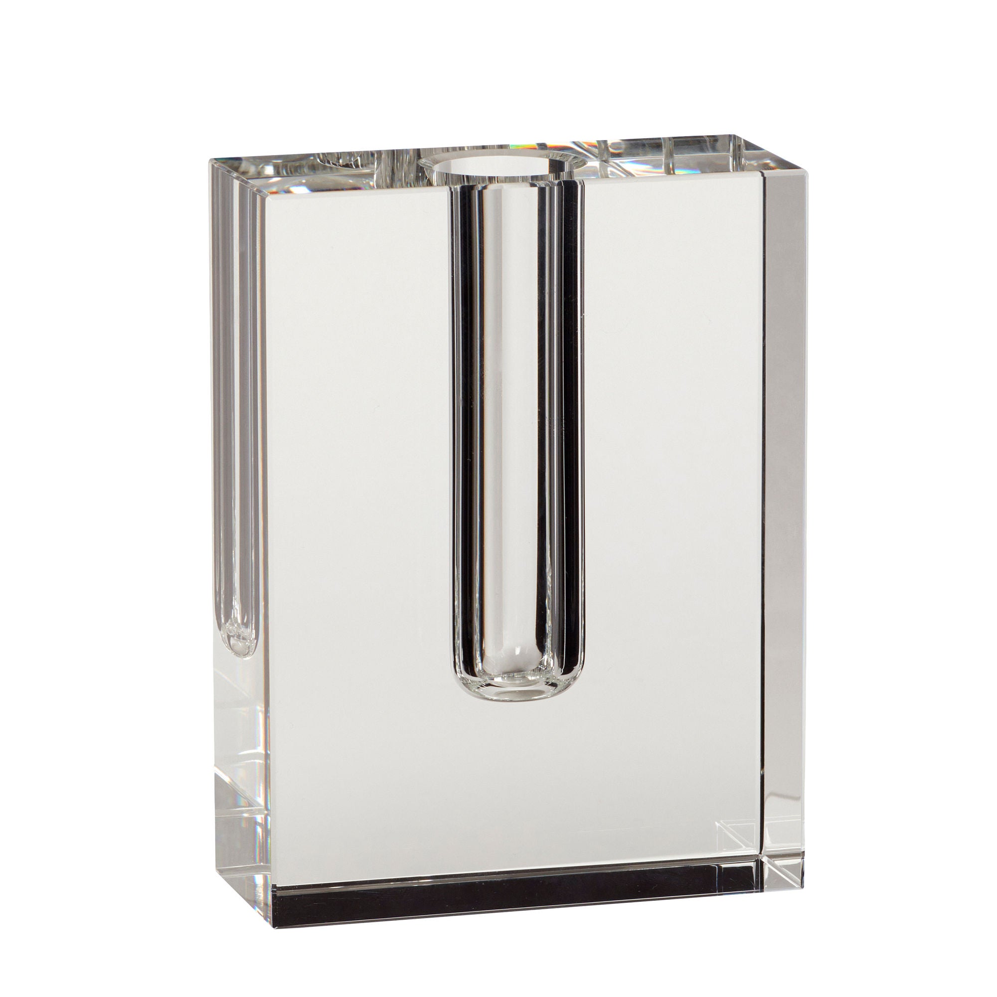 Hübsch Block Vase Klar Hübsch Block Vase Klar