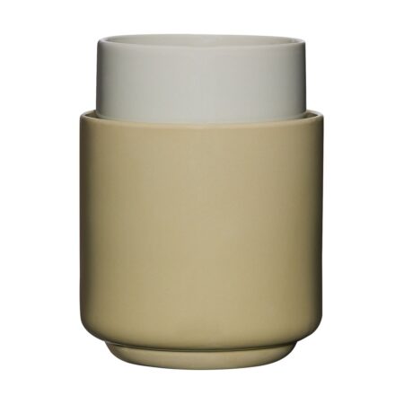 Hübsch Deux krukke sæt 2 dele Light green-sand