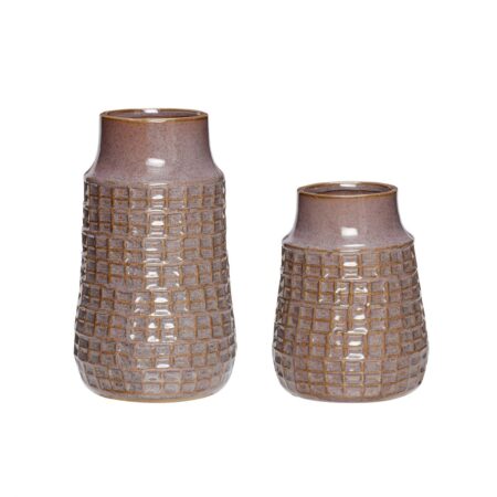 Hübsch Hübsch vase 2-pak 12x15 cm Lilla