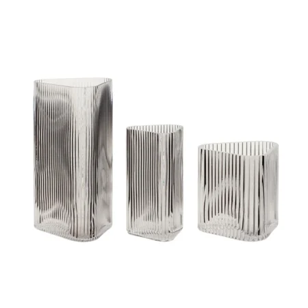 Hübsch Hübsch vase 3-pak Klar