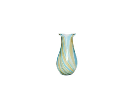 Hübsch - Kaleido Vase Blue/Yellow