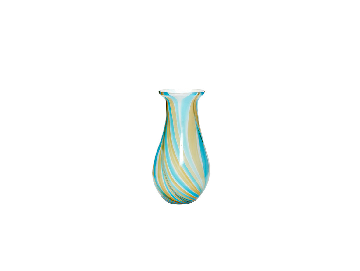 Hübsch - Kaleido Vase Blue/Yellow Hübsch - Kaleido Vase Blue/Yellow