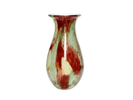 Hübsch - Kaleido Vase - Vase - Amber - 15 x 30 cm