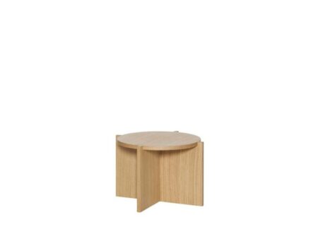 Hübsch - Nomad Plant Stand Low - Plantestand - Natural - ø45xh30cm