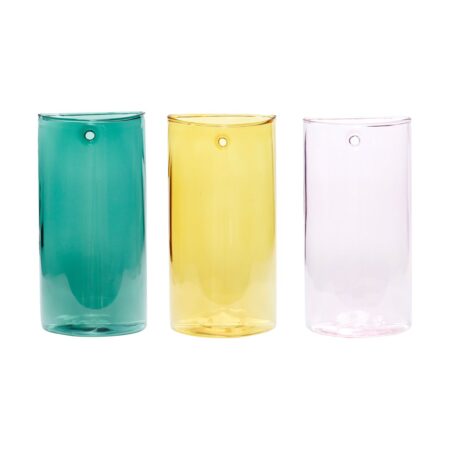 Hübsch Popsicle vase sæt 3 dele Multicolour