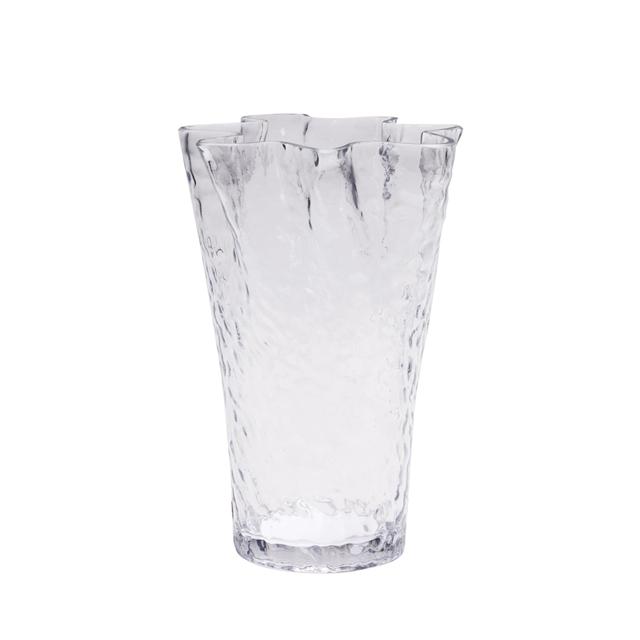 Hübsch Ruffle Vase Klar Hübsch Ruffle Vase Klar
