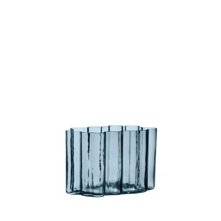 Hübsch - Umber Vase - Blå - 30x16xh20cm