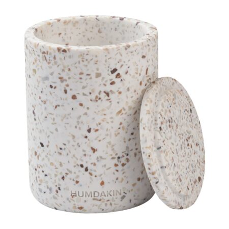 Humdakin Humdakin Terrazzo vase med låg Ø10 cm Red/Beige