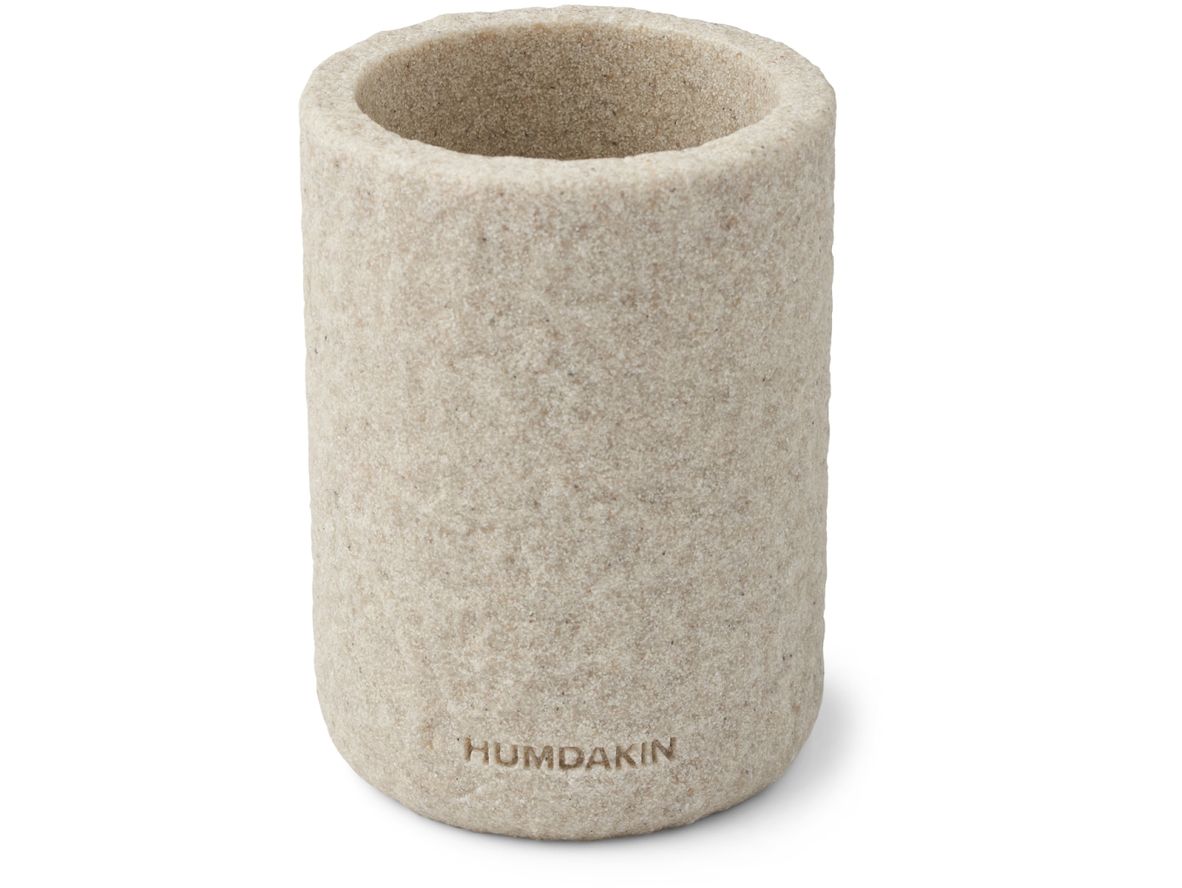 Humdakin - Sandstone Vase - Vase - 00 Neutral - H14 x W10 cm Humdakin - Sandstone Vase - Vase - 00 Neutral - H14 x W10 cm